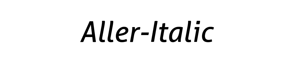 Aller-Italic