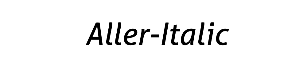 Aller-Italic