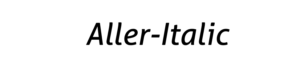 Aller-Italic