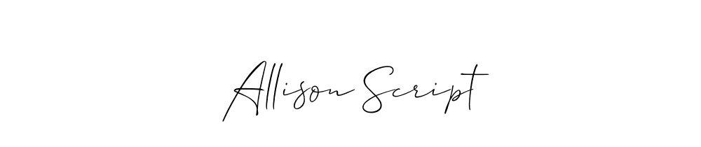 Allison Script