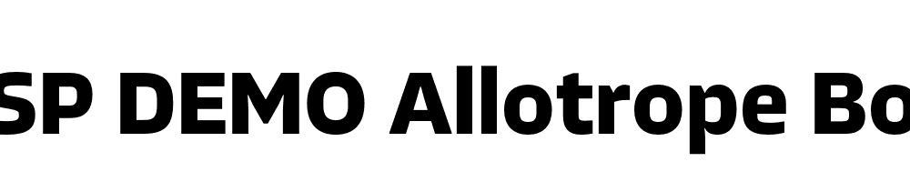 FSP DEMO Allotrope Bold