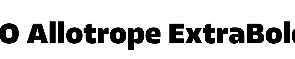 FSP DEMO Allotrope ExtraBold Regular