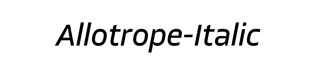 Allotrope-Italic