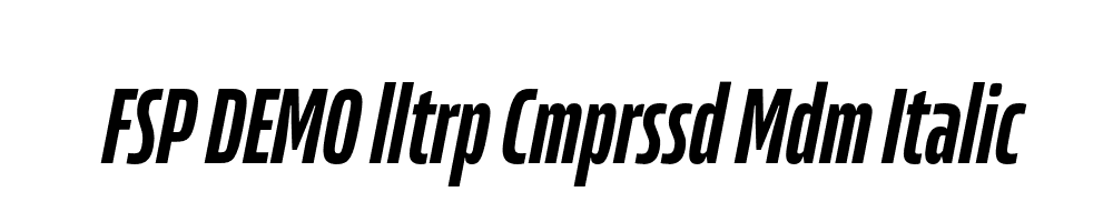 FSP DEMO lltrp Cmprssd Mdm Italic