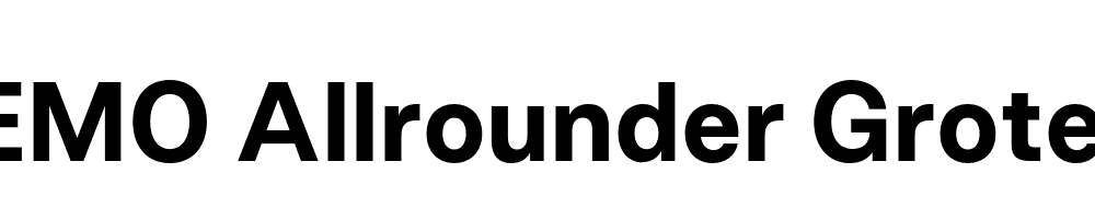 FSP DEMO Allrounder Grotesk Bold