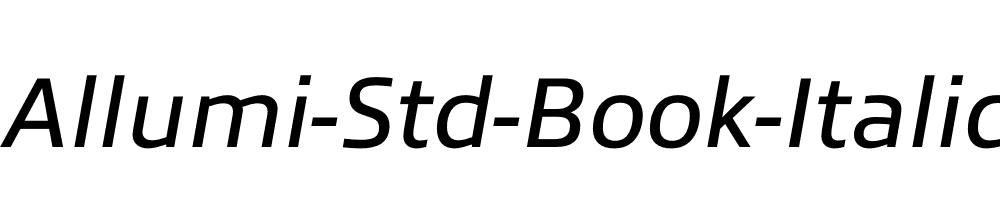 Allumi-Std-Book-Italic