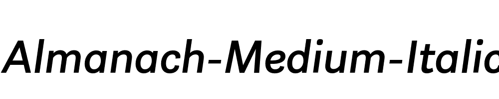 Almanach-Medium-Italic