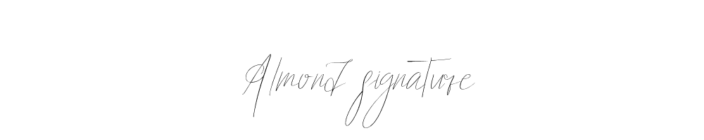 Almond signature