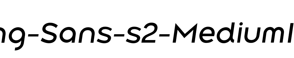 Along-Sans-s2-MediumItalic