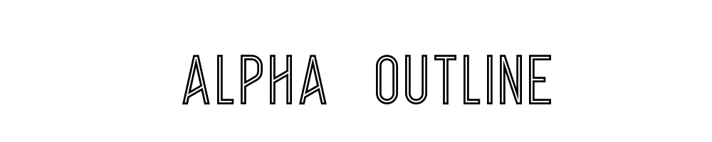 Alpha-Outline