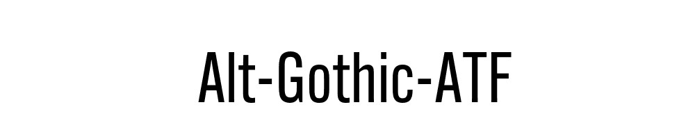 Alt-Gothic-ATF