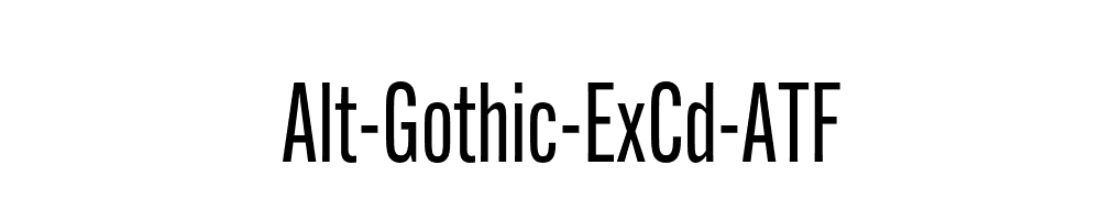 Alt-Gothic-ExCd-ATF