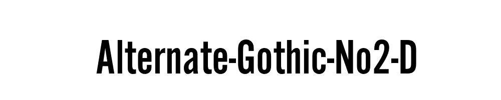 Alternate-Gothic-No2-D