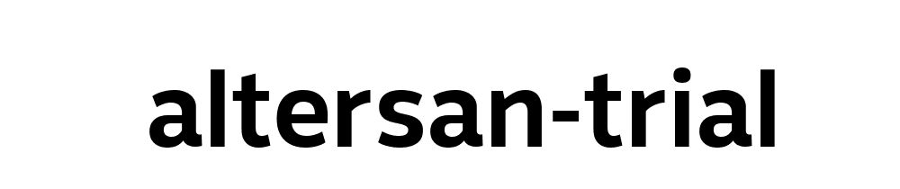 Altersan Trial