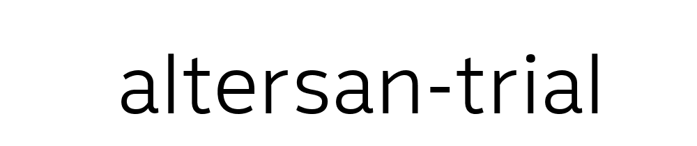 Altersan Trial