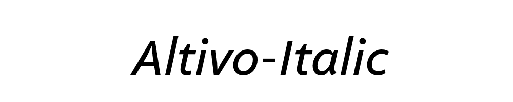 Altivo-Italic