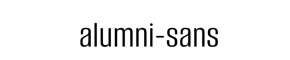 Alumni Sans