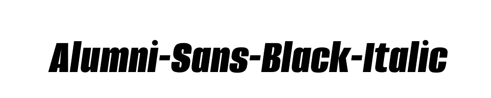 Alumni-Sans-Black-Italic