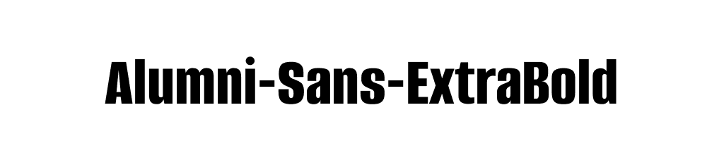 Alumni-Sans-ExtraBold