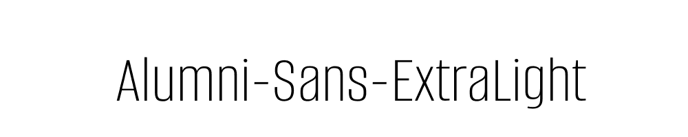 Alumni-Sans-ExtraLight