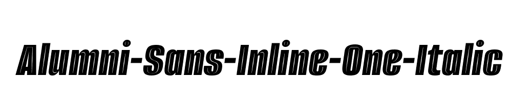 Alumni-Sans-Inline-One-Italic