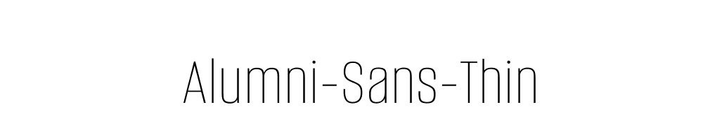 Alumni-Sans-Thin