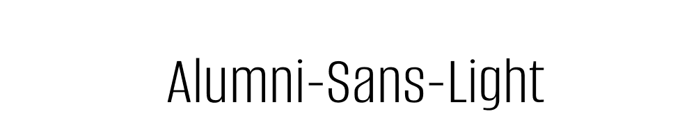 Alumni-Sans-Light