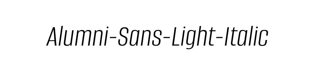 Alumni-Sans-Light-Italic