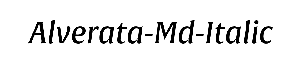 Alverata-Md-Italic