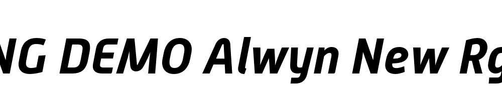  DEMO Alwyn New Rg Bold Italic