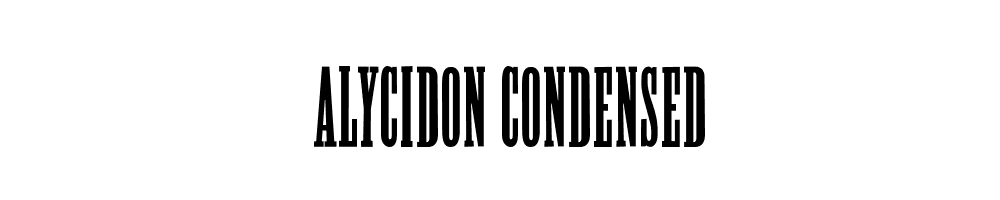 Alycidon-Condensed