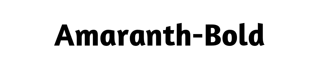 Amaranth-Bold