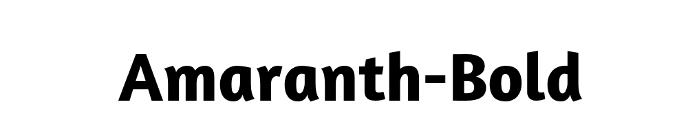 Amaranth-Bold