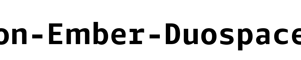 Amazon-Ember-Duospace-Bold