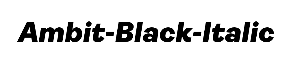 Ambit-Black-Italic