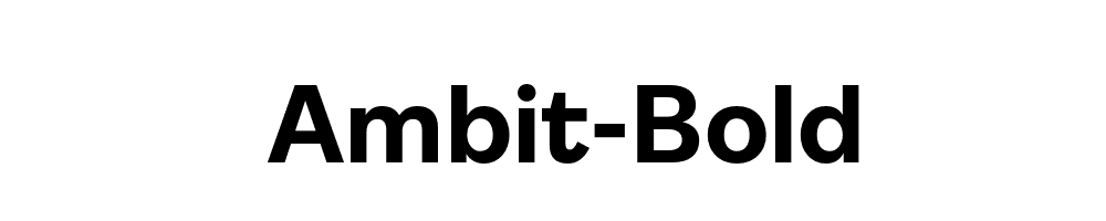 Ambit-Bold