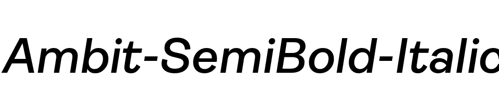 Ambit-SemiBold-Italic