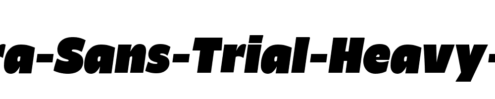 Ambra-Sans-Trial-Heavy-Italic