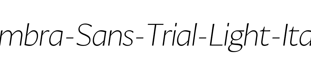 Ambra-Sans-Trial-Light-Italic