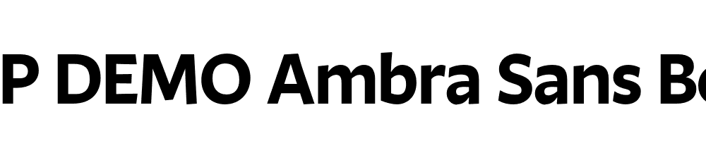 FSP DEMO Ambra Sans Bold