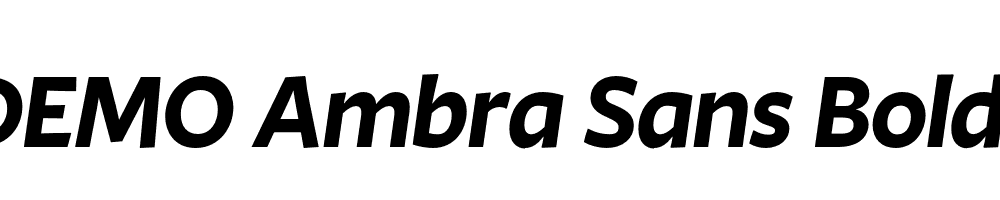 FSP DEMO Ambra Sans Bold Italic