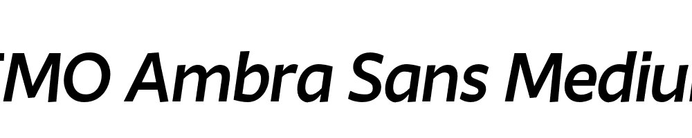 FSP DEMO Ambra Sans Medium Italic