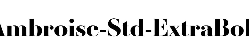 Ambroise-Std-ExtraBold