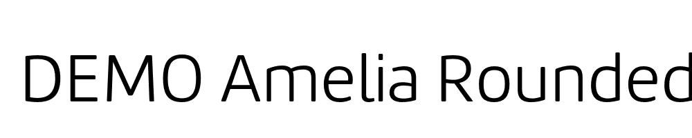  DEMO Amelia Rounded Light Regular