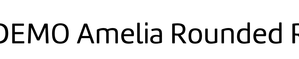  DEMO Amelia Rounded Regular Regular