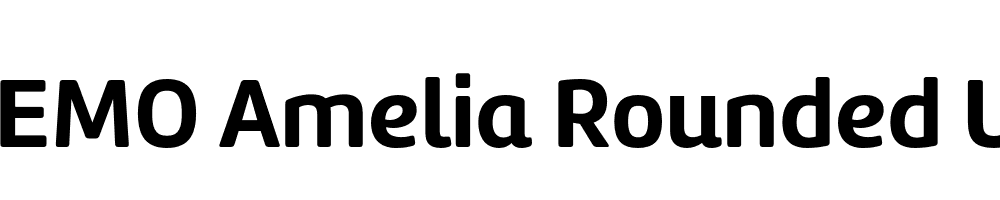  DEMO Amelia Rounded UP Regular Italic