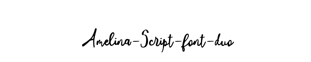 Amelina-Script-font-duo