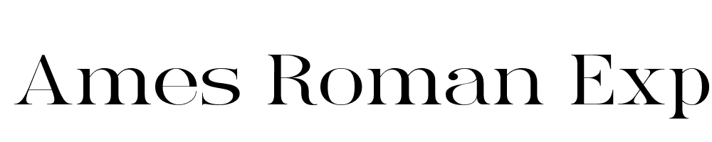  DEMO Ames Roman ExpandedLight Regular