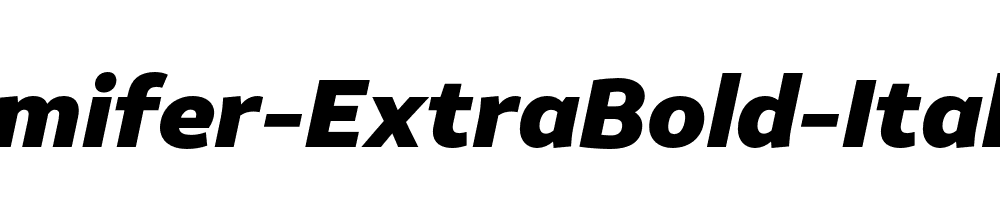 Amifer-ExtraBold-Italic