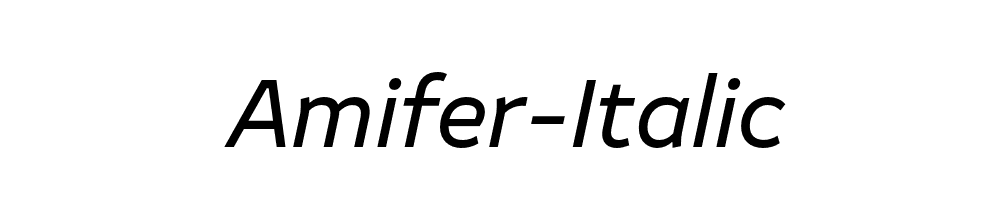 Amifer-Italic